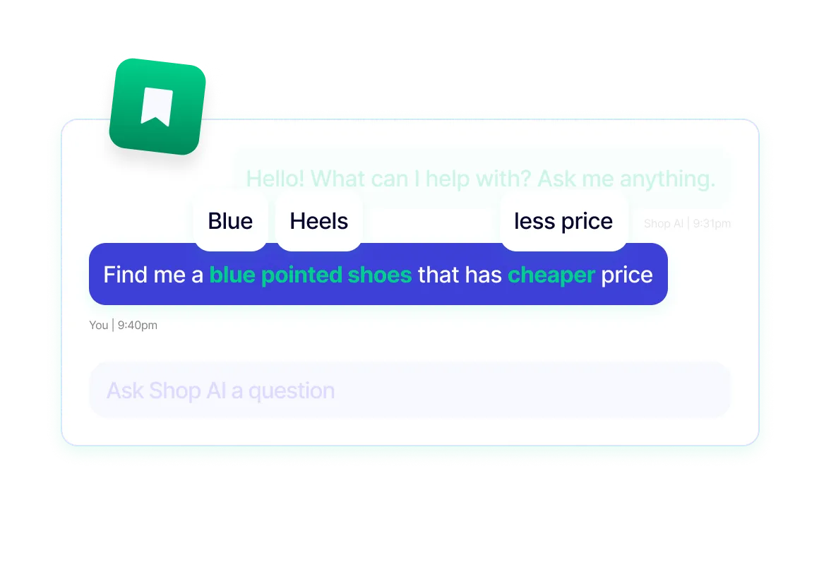 Conversational shopping assistant